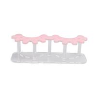 TIKATARER Tweezer Holder, Eyelash Tweezer Holder Case 8 Hole Pink Thickened Plastic Lash Extension Stand for Beauty Salon