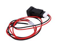 TIKATARER Type C Car Socket, Fast Charging QC3.0 PD3.0 Dual USB Port Replacement, Compatible USB Powered Devices with Universal Fit, Ideal for RV, Motorcycle, Marine,