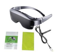 TIKATARER Video Player Glasses, Smart Virtual Screen Glasses, TV Viewer with Myopia Adjustment, Ideal for Cinema & Gaming