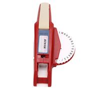 TIKATARER Vintage Label Maker, Embossing Label Maker Clear Number Letter ABS Label Making Embosser Label Maker Embossed One Hand for Label DIY (Black)