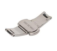 TIKATARER Watch Band Buckle, Watch Band Buckle Professional Strap Stainless Steel Strap Clasp Replacement Accessory Part for Men Women