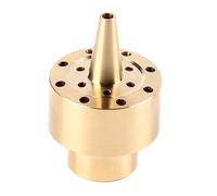 TIKATARER Water Fountain Nozzle 1/4inch / 1/2inch / 3/4inch Column Sprinkler Spray Head Brass for Garden Pond Bring Beautiful Visual Effects (1/4 17.5-18cm Head Circumference)