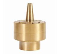 TIKATARER Water Fountain Nozzle 1/4inch / 1/2inch / 3/4inch Column Sprinkler Spray Head Brass for Garden Pond Bring Beautiful Visual Effects (1/6 15.5-17.5cm Head Circumference)