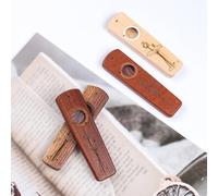 TIKATARER Wooden Kazoo, Wood Kazoo Musical Instruments Wooden Musical Instrument Guitar Partner Accompany for Party Ukulele Violin Keyboard Piano Party Kids Adults (Maple Wood)
