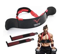 Tikaton Bicep & Triceps Arm Blaster with Wrist Wraps, Adjustable Aluminum Biceps Workout Equipment for Big Arms Bodybuilding & Weightlifting