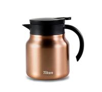 Tiken 800ML Thermal Coffee Carafe Jug, Double Walled Stainless Steel Insulated Vacuum Coffee Flask for Hot &Cold Drinks