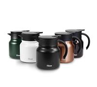 Tiken 800MLThermal Coffee Carafe Jug, Double Walled Stainless Steel Insulated Vacuum Coffee Flask for Hot &Cold Drinks