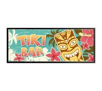 Tiki Bar Mask Bar Runner Pub Mat Beer Cocktail Party Man Cave Bar Accessory