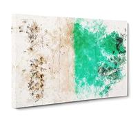 Tiki Beach In The Dominican Republic Watercolour Canvas Print | Gallery Wrapped 30mm Frame Wall Art | 24x16 inches | Ready to Hang | Coastal Seascape Picture | Living Room Bedroom Lounge Office