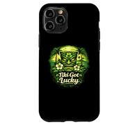 Tiki Got Lucky Shamrock Tiki Hawaii Tropical Island Vibes Case for iPhone 11 Pro