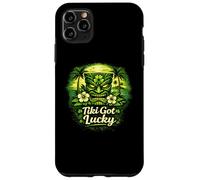 Tiki Got Lucky Shamrock Tiki Hawaii Tropical Island Vibes Case for iPhone 11 Pro Max