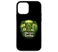 Tiki Got Lucky Shamrock Tiki Hawaii Tropical Island Vibes Case for iPhone 12 mini