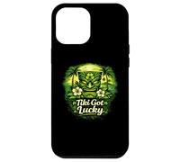Tiki Got Lucky Shamrock Tiki Hawaii Tropical Island Vibes Case for iPhone 12 Pro Max