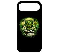 Tiki Got Lucky Shamrock Tiki Hawaii Tropical Island Vibes Case for iPhone Air
