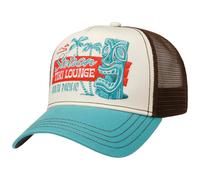 Stetson Tiki Lounge Trucker Cap Small Men - mesh Baseball Snapback, with Peak, Peak Summer-Winter - One Size Brown