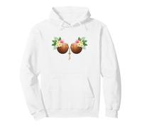 Tiki Luau Hula Hawaiian Coconut Bra with Coconut Breasts Pullover Hoodie