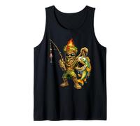 Tiki Man Fishing! Tank Top