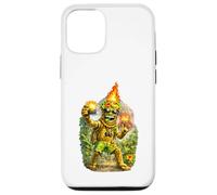 Tiki Man Funny Design - Volcano Selfie Tropical Island Vibes Case for iPhone 12/12 Pro
