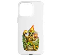 Tiki Man Funny Design - Volcano Selfie Tropical Island Vibes Case for iPhone 15 Pro Max