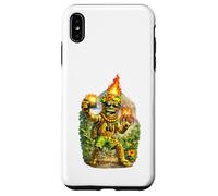 Tiki Man Funny Design - Volcano Selfie Tropical Island Vibes Case for iPhone XS Max