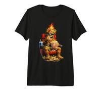Tiki Man Gets Popcorn at The Movies! Premium T-Shirt