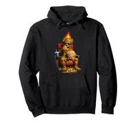 Tiki Man Gets Popcorn At The Movies! Pullover Hoodie