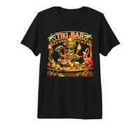 Tiki Man Tiki Bar Paradise at Tropical Island Premium T-Shirt
