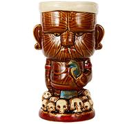 Tiki Mug, Tiki Cocktail, Tiki Cup, Ceramic Hawaiian Cocktail Mug, Cocktail Cup Funny Crafts Innovative Ceramic Cup for Bar Kitchen Cafe,A29