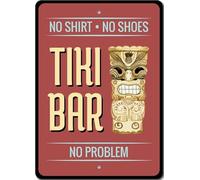 Tiki Statue Sign, Tiki Bar Decor, Beach Bar Sign