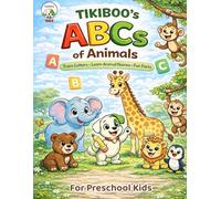 TIKIBOO's ABCs of Animals Trace Letters: Alphabet Tracing Workbook for Preschool Kids | Letter Practice, Animal Names & Early Handwriting Skills Ages 3-5 (TIKIBOO Early Learning Series)