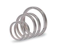 TIKIDESIGN Titanium Keyrings, 30/25/19mm Keyrings with Side Pushing Design, Titanium Flat Keychain Rings, Titanium Split Rings for Car Key House Key Accessories