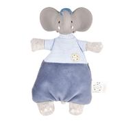 Tikiri Alvin the Elephant Lovey Buddy with Rubber Head
