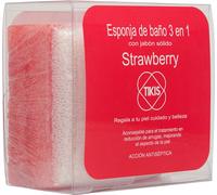 Tikis Square Sponge With Strawberry Soap 100 gr