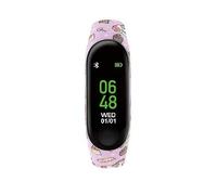 Tikkers Activity Tracker Digital Dial Lilac Unicorn Print Silicone Strap Kids Watch, One Colour One Colour