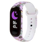 Tikkers Activity Tracker Pink Unicorn Silicone Strap Smart Watch Black