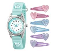 Tikkers Kids Aqua Heart Watch Gift Set