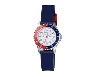 Tikkers ATK0140 Time Teacher Blue Resin Strap Children's Watch - W0279