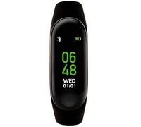 Tikkers Black Smartwatch TKS01-0002 - Unisex - Digital - Quartz with charger - Recycled Plastics - Gorilla Glass Black