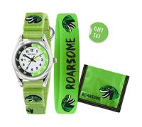 Tikkers Dinosaur Kids Watch Gift set ATK1049 - Boy - 32 mm - Analogue - Quartz - Mineral Glass White 14 mm