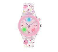 Tikkers Girl's Analog Quartz Watch with Silicone Strap ATK1069