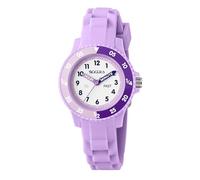 Tikkers Girls Lilac Silicone Strap Timer Teacher Watch