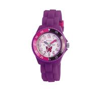 Tikkers Girls Purple Silicone Strap Butterfly Time Teacher Watch TK0041 - Silicone