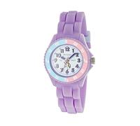 Tikkers Girls Quartz Watch, Analogue Classic Display and Silicone Strap TK0147