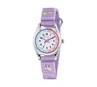 Tikkers Girls Quartz Watch, Analogue Classic Display and Textile Strap TK0148