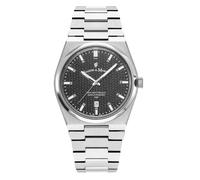 Tikkers Jacques du Manoir Swiss-Made Horizon Gents Silver Plated Bracelet Watch