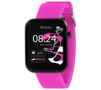 Tikkers Kids Series 13 Smart Watch with Fitness Tracker, Alarm Clock, Camera, GPS Connection, Heart Rate Monitor, Step Counter, Touch Screen, Pink Silicone Strap