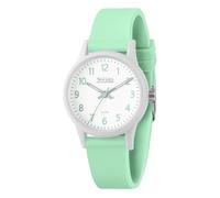Tikkers Kids Everyday Learn to Tell the Time Aqua 50M Water Resistance Silicone Strap Analogue Watch