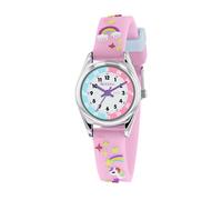 Tikkers Girls Analogue Classic Quartz Watch with silicone strap TK0145