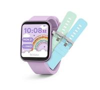 Tikkers Smart Series 13 Smart Watch and Lilac Silicone Strap Set