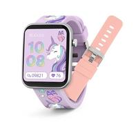 Tikkers Kids Series 13 Unicorn Smart Watch with Fitness Tracker, Alarm Clock, Camera, GPS Connection, Heart Rate Monitor, Step Counter, Touch Screen, IP68, Interchangeable Silicone Strap